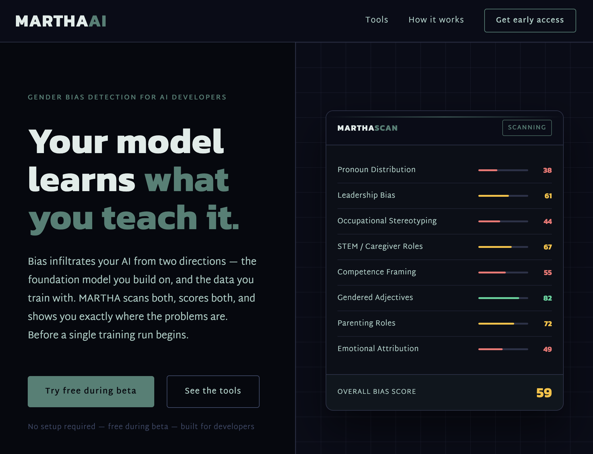 MARTHA product screenshot